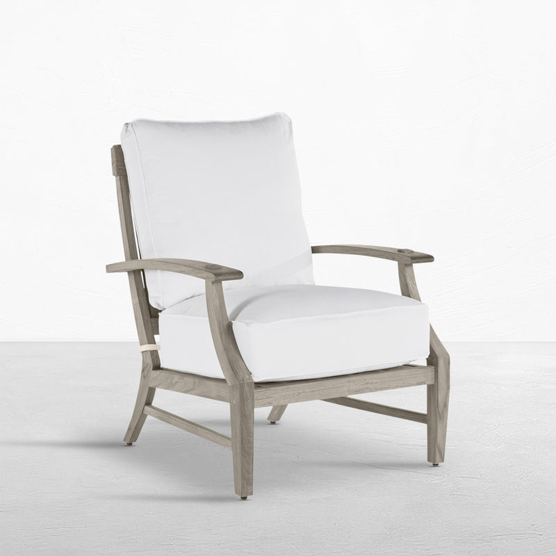 Croquet Teak Outdoor Lounge Chair