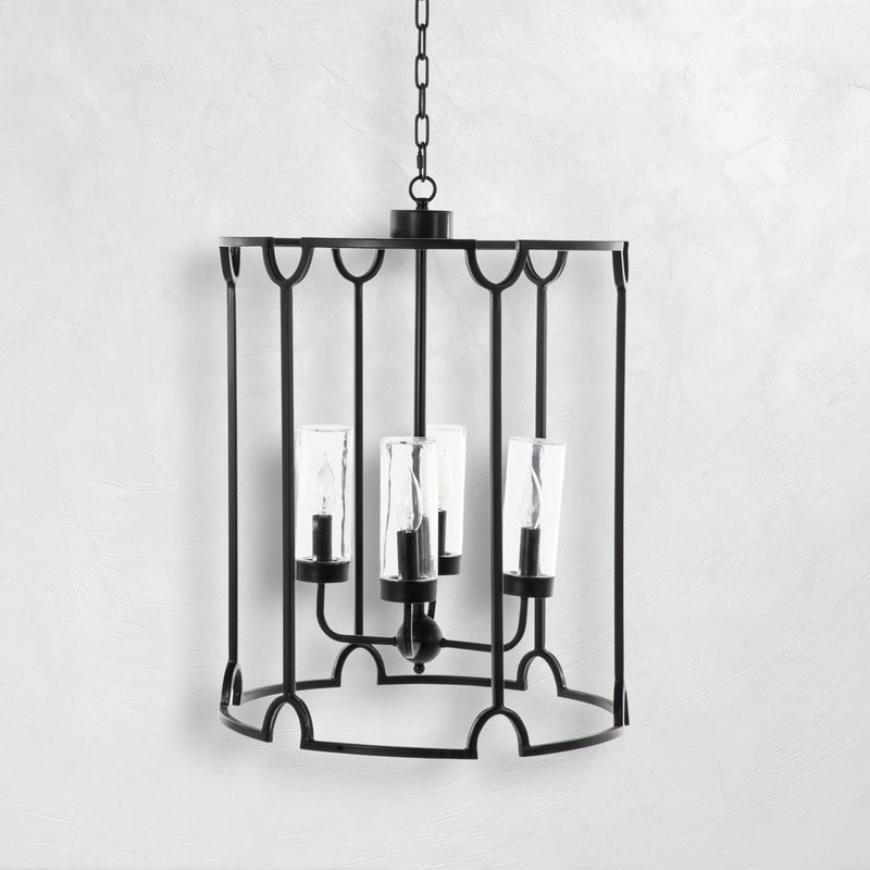 Stella Stainless Steel 20" Round Chandelier