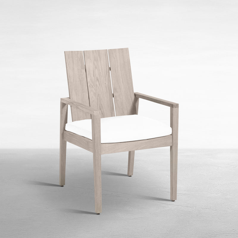 Ashland Teak Outdoor Dining Arm Chair
