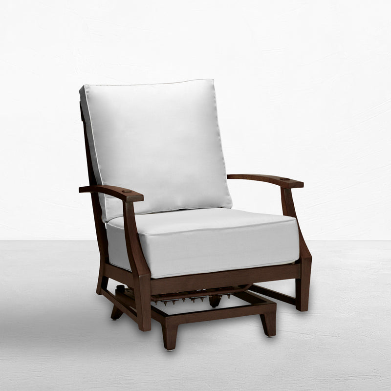 Croquet Cast Aluminum Spring Lounge Chair