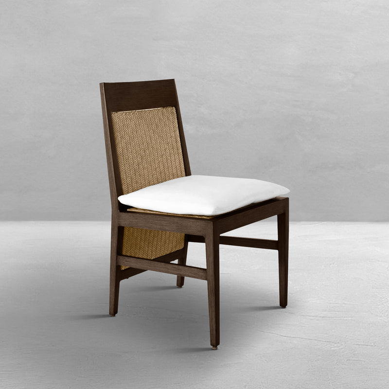 Savannah Resin Wicker Outdoor Dining Side Chair