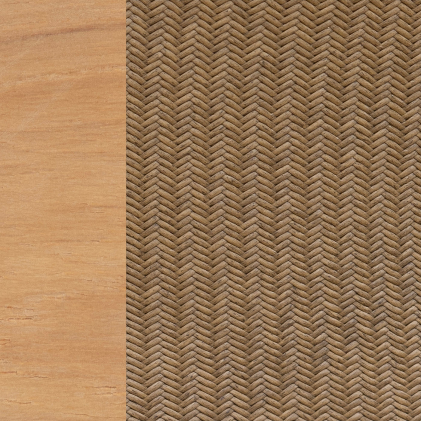 Natural Teak/Raffia