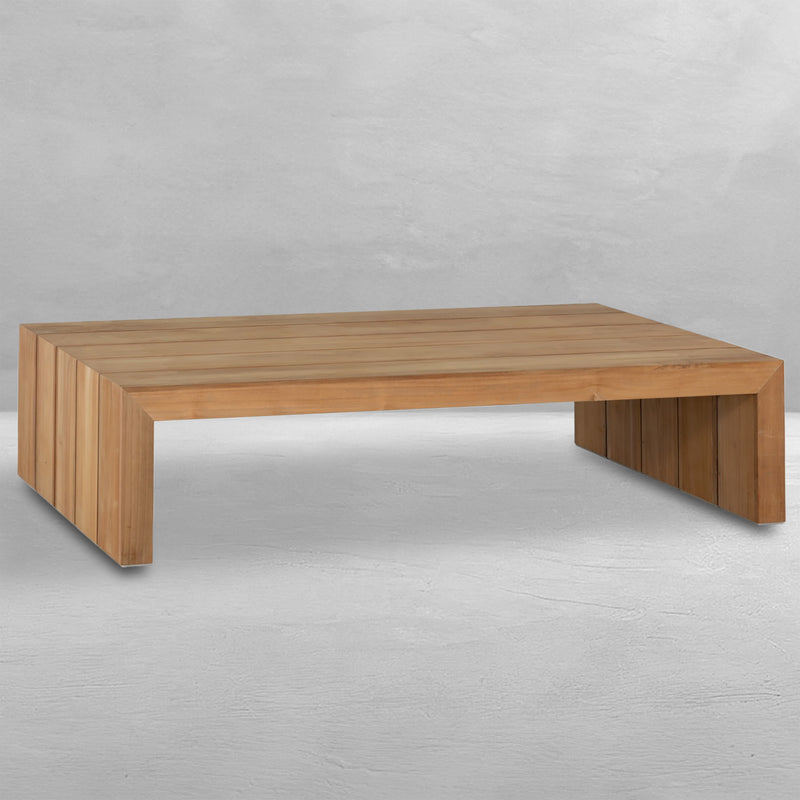 Messina Rectangle Outdoor Waterfall Coffee Table