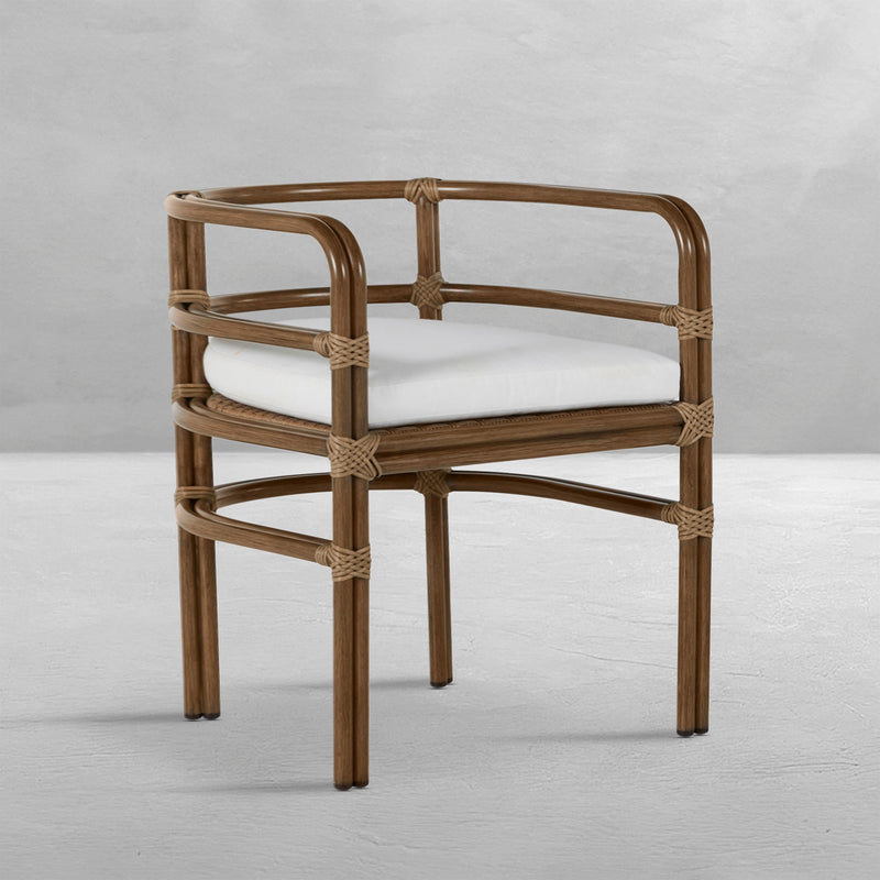 Malibu N-Dura Resin Wicker Outdoor Arm Chair