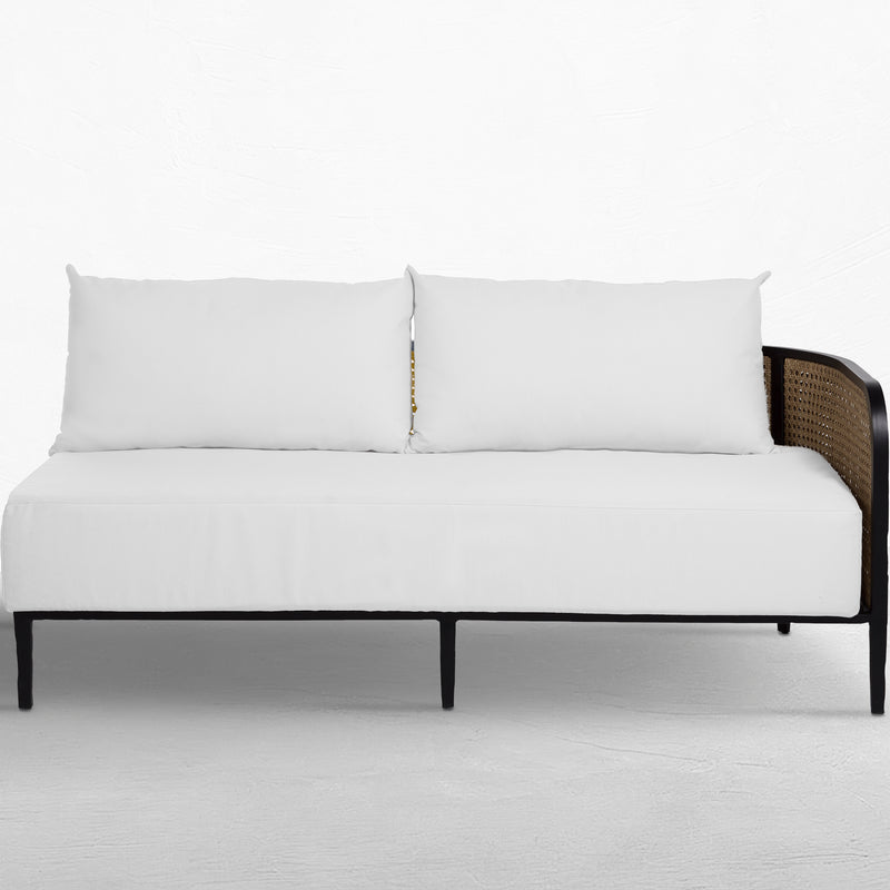 Havana Resin Wicker Outdoor Right Arm Facing Sofa