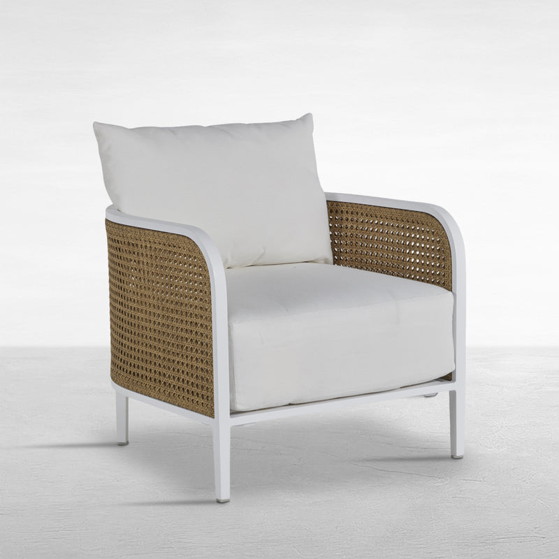 Havana Resin Wicker Outdoor Cane Lounge Chair