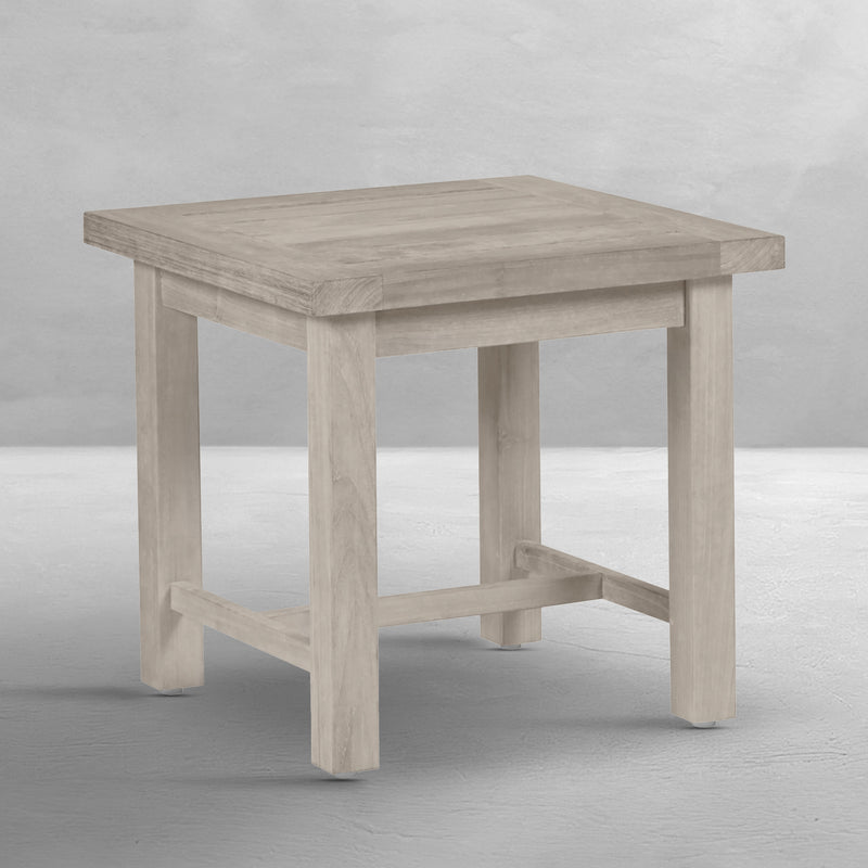 Club Teak 22.5" Square Outdoor End Table