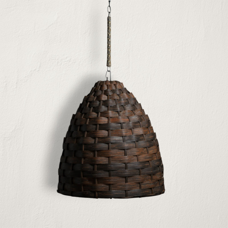 Hopkins N-Dura Resin Wicker 24" Dome Chandelier