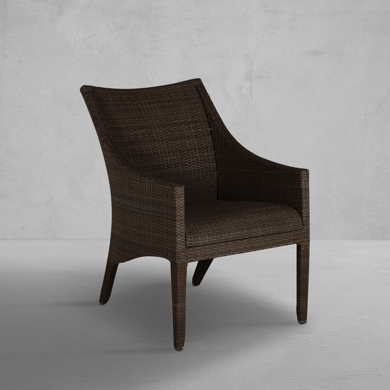 Athena Plus Woven Wicker Euro Lounge Chair