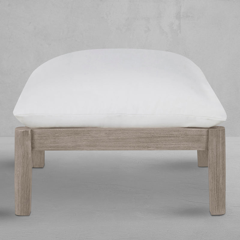 Monterey Teak Outdoor Woven Ottoman