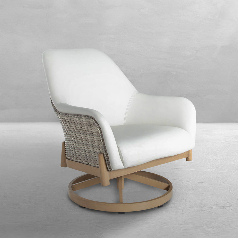 Palma Resin Wicker Outdoor Swivel Lounge Chair