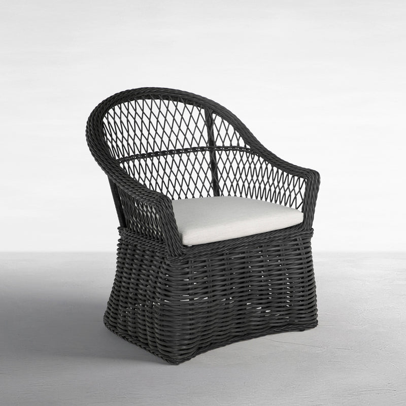Soho Woven N-Dura Resin Wicker Outdoor Arm Chair