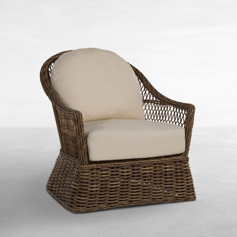 Soho Woven Resin Wicker Outdoor Lounge Chair