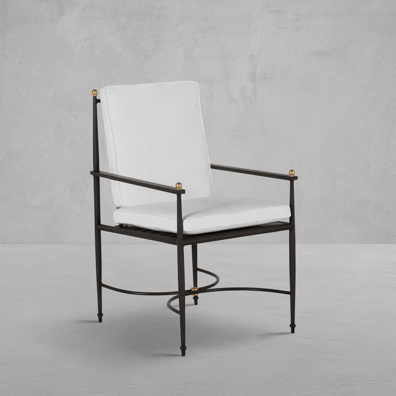 Roma Wrought Aluminum Arm Chair