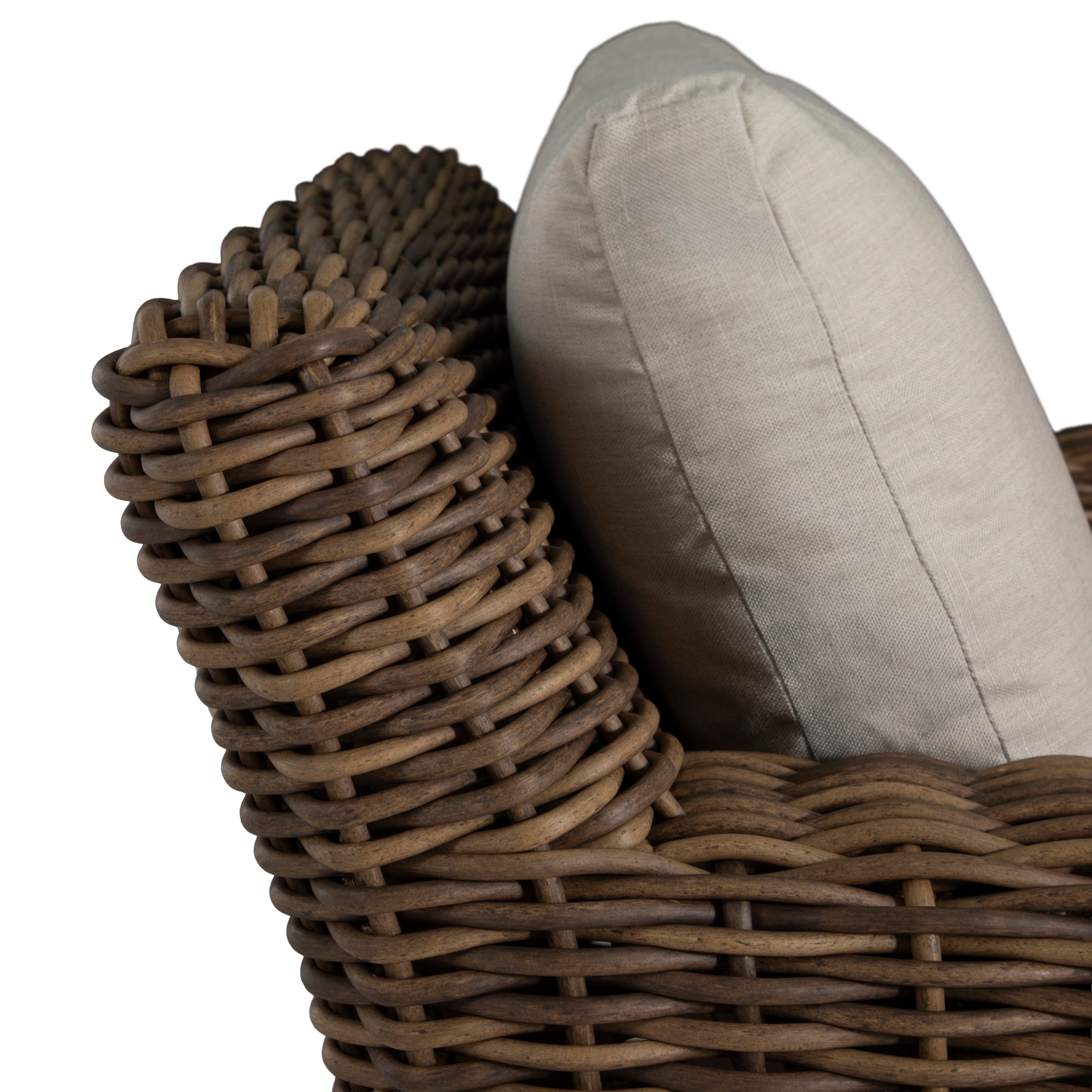 Montauk Resin Wicker Outdoor Swivel Lounge Chair - Thumbnail 3