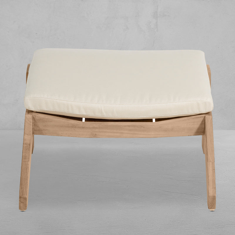 Ashland Teak Adirondack Outdoor Woven Ottoman