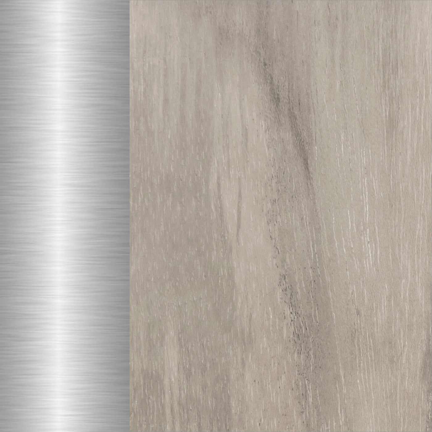 Oyster Teak/Brushed Stainless