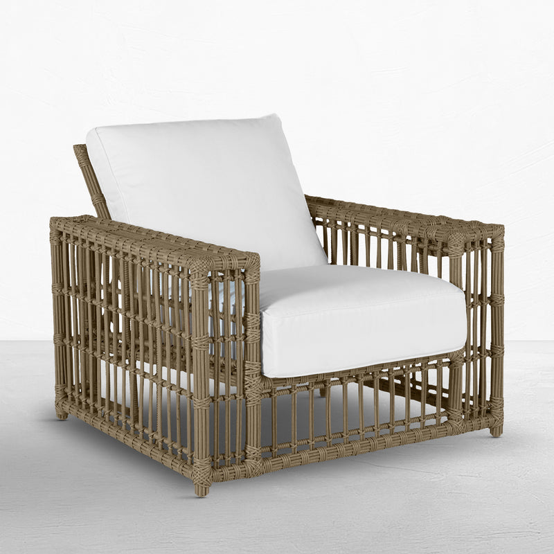 Newport Wicker Woven Recliner Lounge Chair