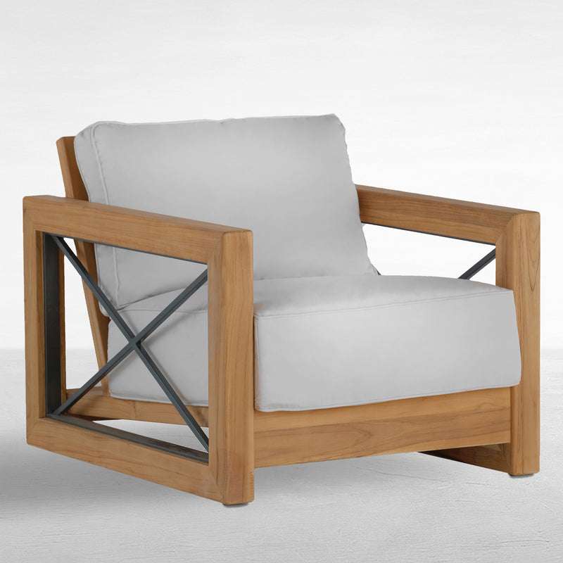 Malta Teak Outdoor Lounge Chair