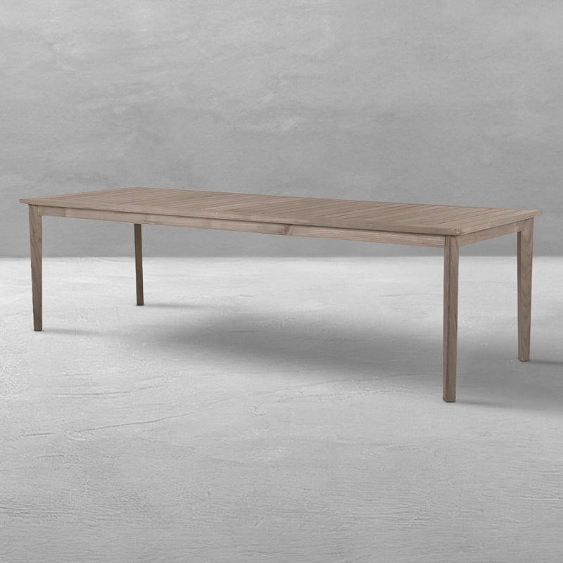 Woodlawn Rectangle Outdoor Slatted Dining Table