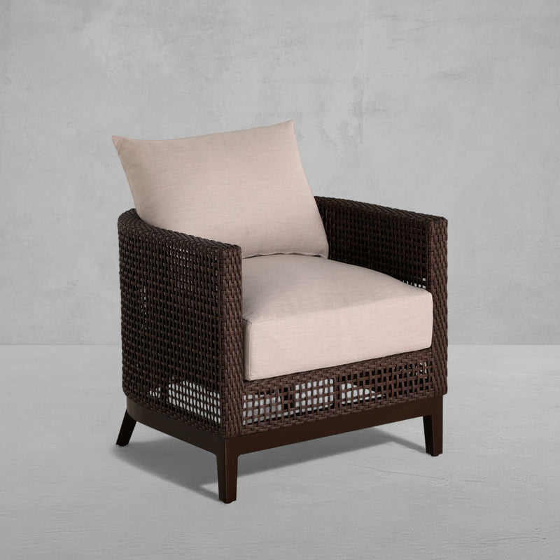 Peninsula Resin Wicker Outdoor Barrel Chair