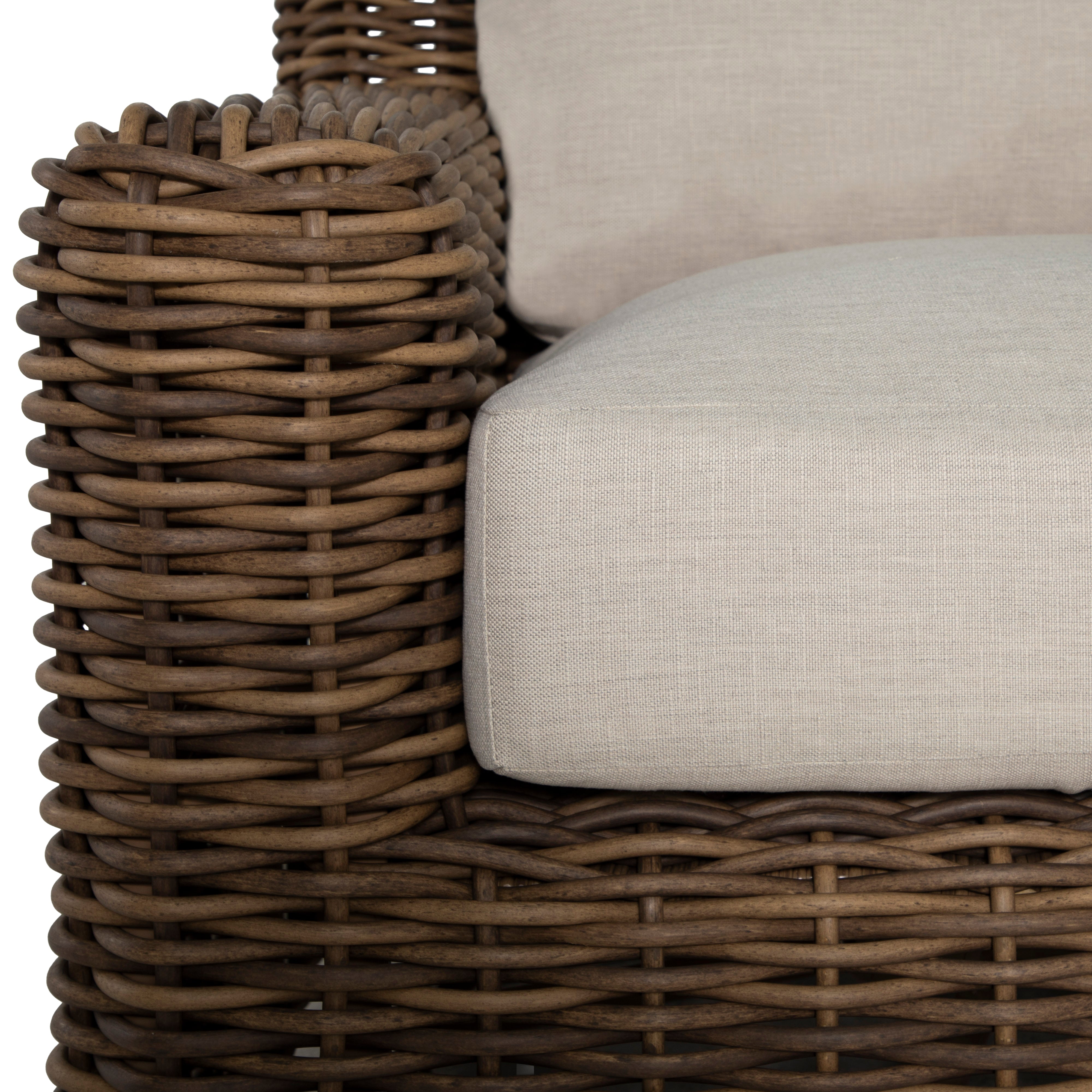 Montauk Resin Wicker Outdoor Swivel Lounge Chair - Thumbnail 4