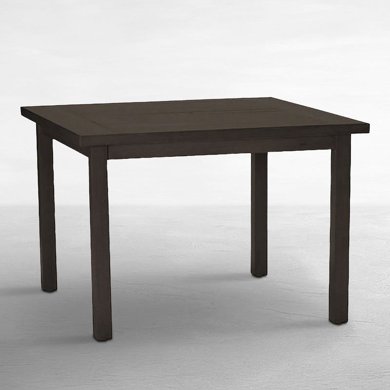 Club Aluminum 43" Square Outdoor Dining Table