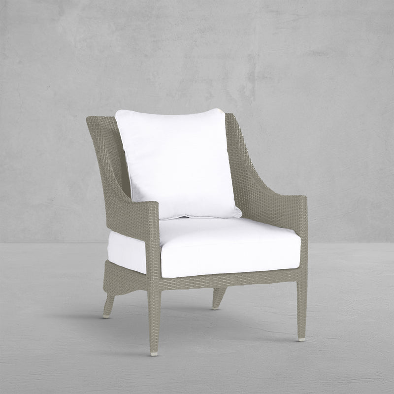 Athena Woven Resin Wicker Outdoor Lounge Chair