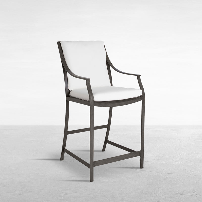Monaco Aluminum Outdoor Counter Stool