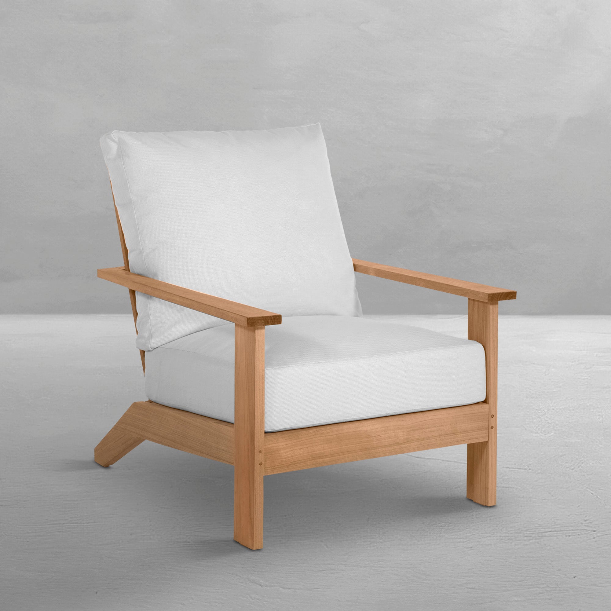 Ashland Teak Outdoor Lounge Chair - Thumbnail 2