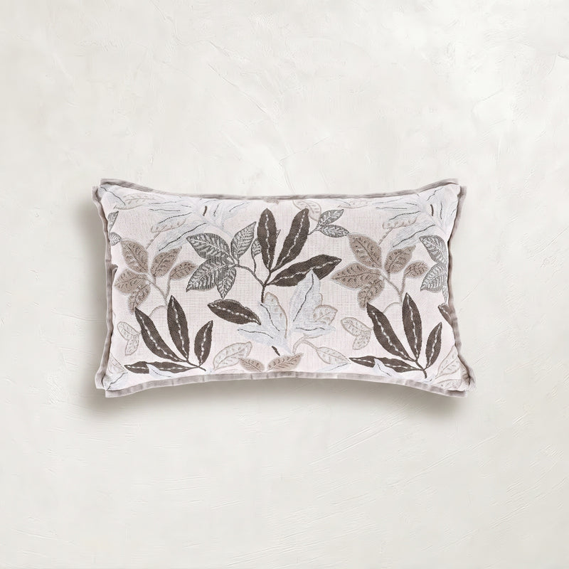 Verdant Taupe Outdoor Throw Pillow