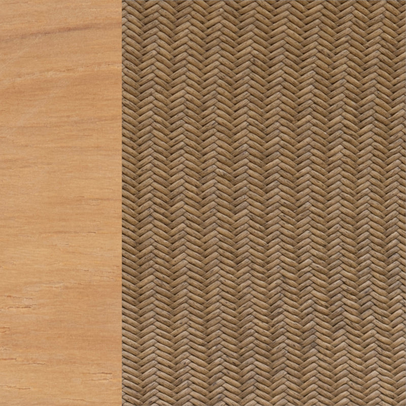 Natural Teak/Raffia