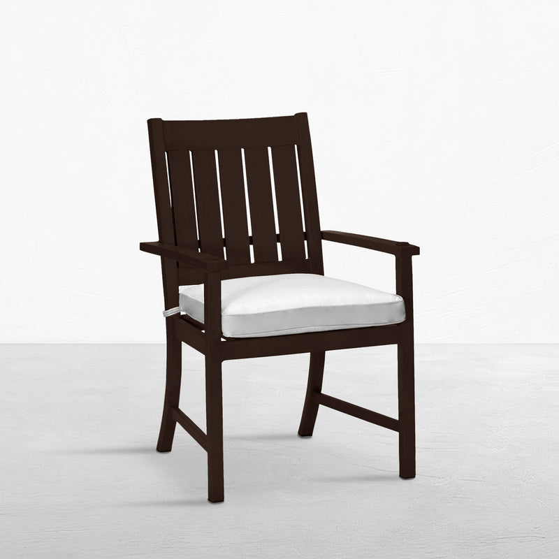 Croquet Aluminum Outdoor Arm Chair