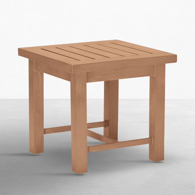 Club Teak 22.5" Square Outdoor End Table