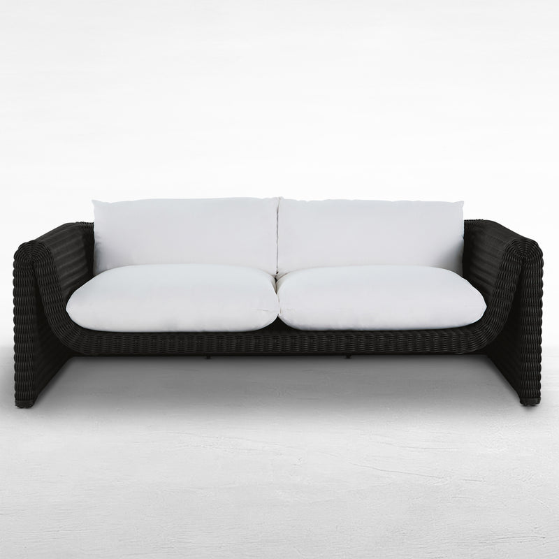 Como Resin Wicker Sofa