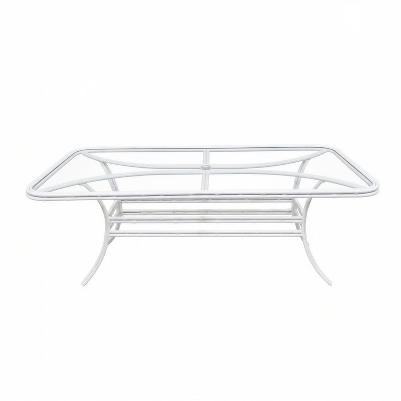 Palm Court Rect Dining Table W/Glass