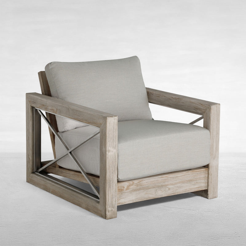 Malta Teak Outdoor Lounge Chair