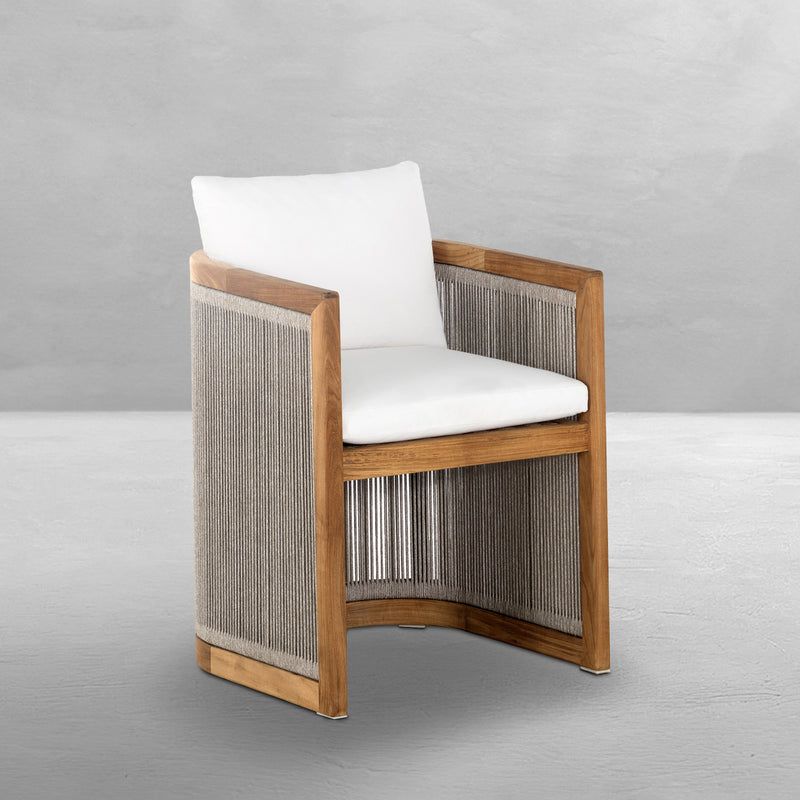 Avalon Teak Outdoor Dining Arm Chair