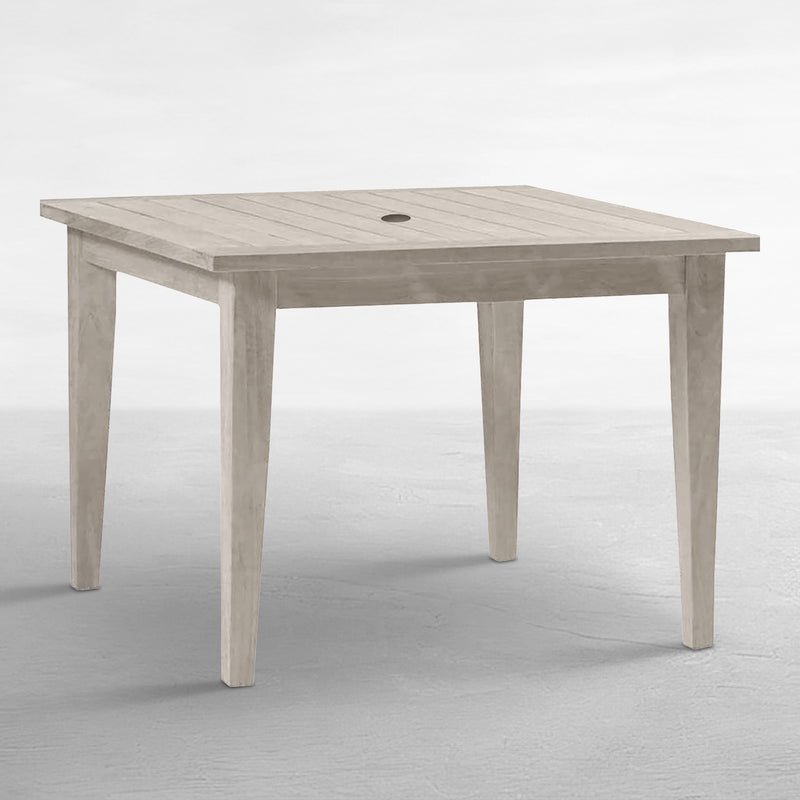 Club Teak 42.25" Square Outdoor Dining Farm Table
