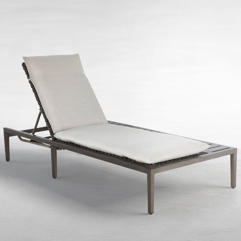 Harbor Wicker Outdoor Armless Chaise Lounge