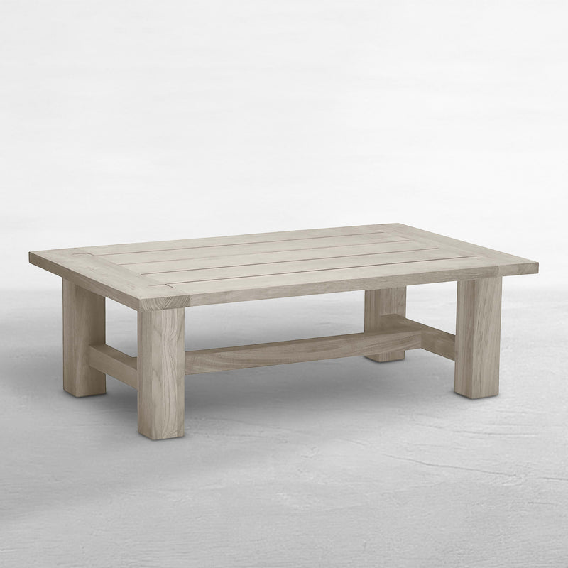 Croquet Rectangle Outdoor Slatted Coffee Table
