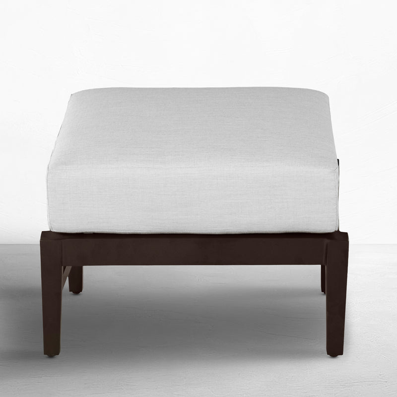 Croquet Aluminum Outdoor Ottoman
