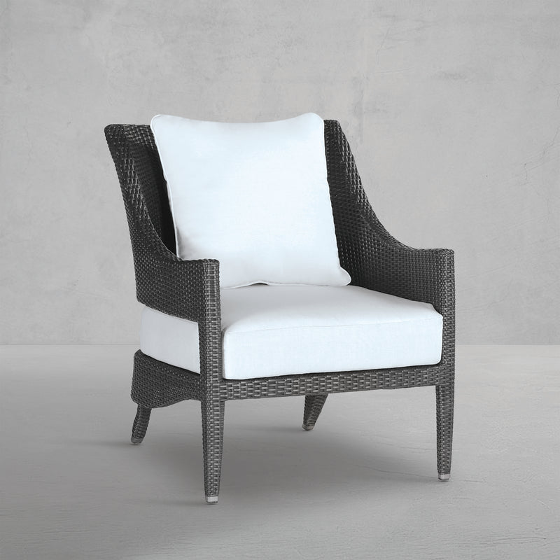 Athena Woven Resin Wicker Outdoor Lounge Chair