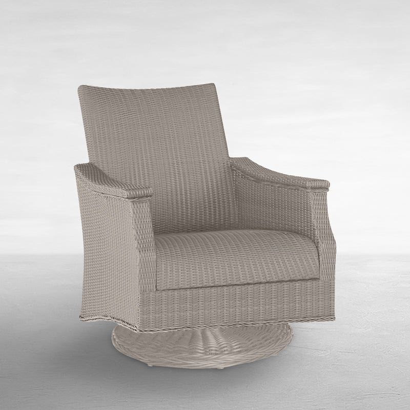 Bentley Woven Outdoor Swivel Rocker Lounge Chair