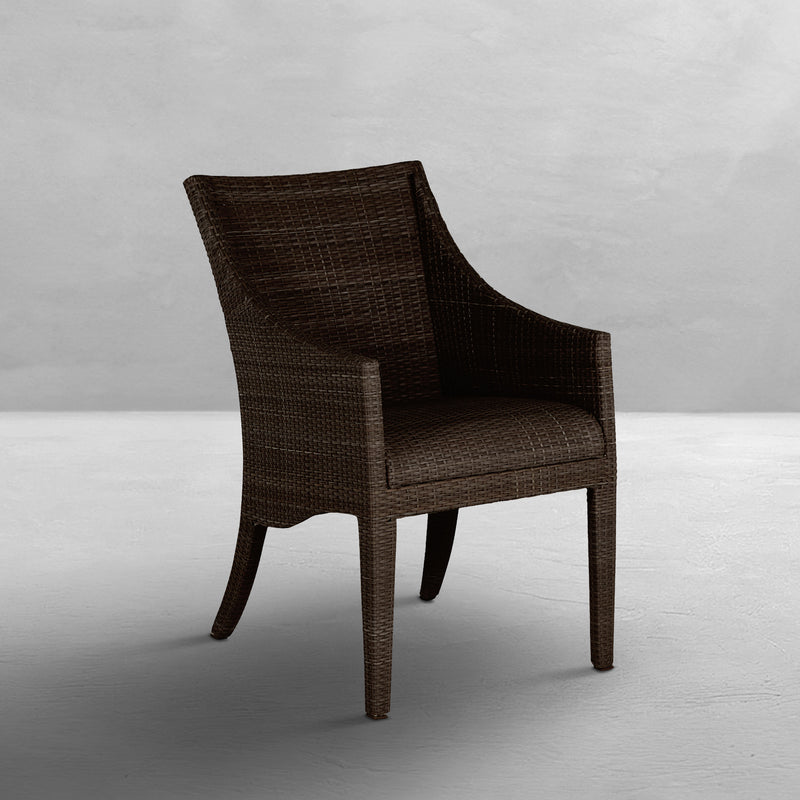 Athena Plus Woven Resin Wicker Outdoor Arm Chair
