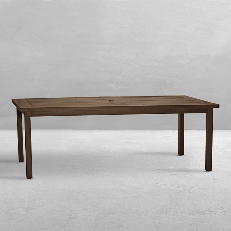 Club Rectangle Outdoor Slatted Dining Table