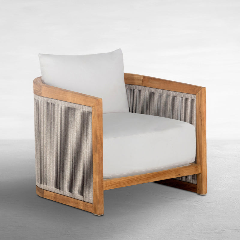 Avalon Teak Outdoor Lounge Chair