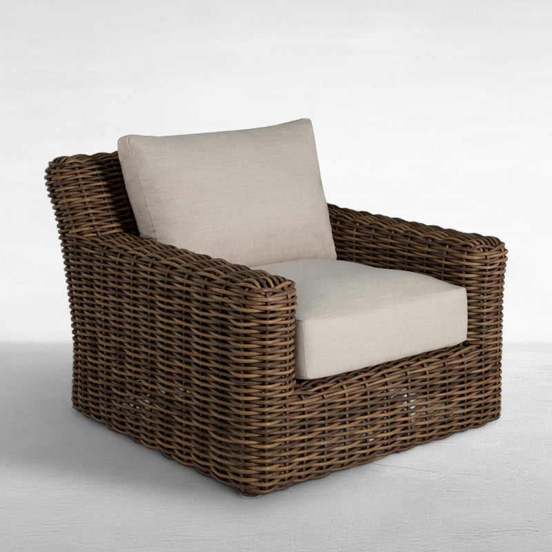 Montauk Resin Wicker Outdoor Swivel Lounge Chair