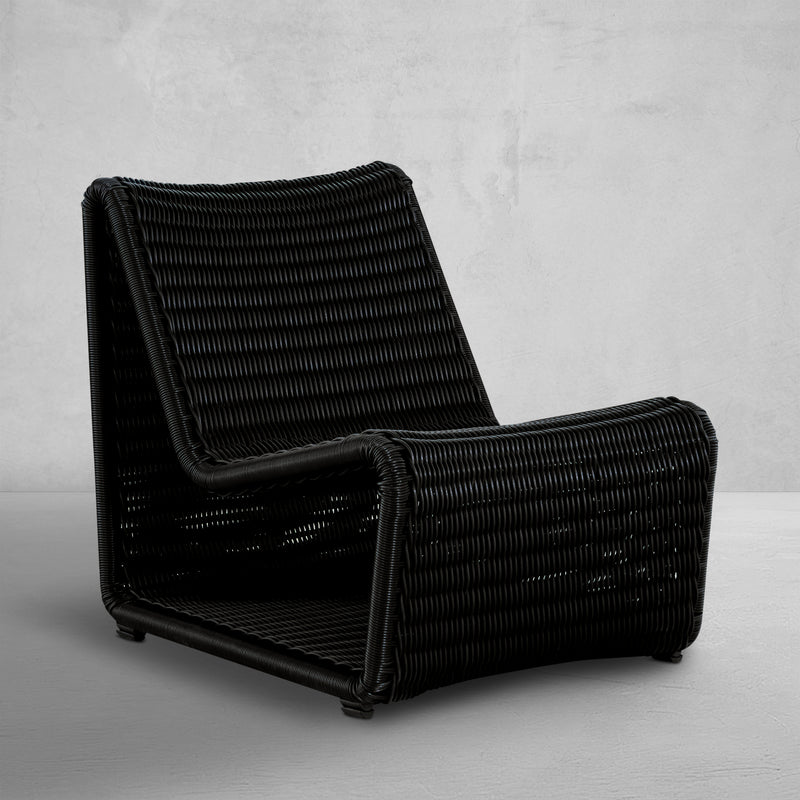 Como Resin Wicker Lounge