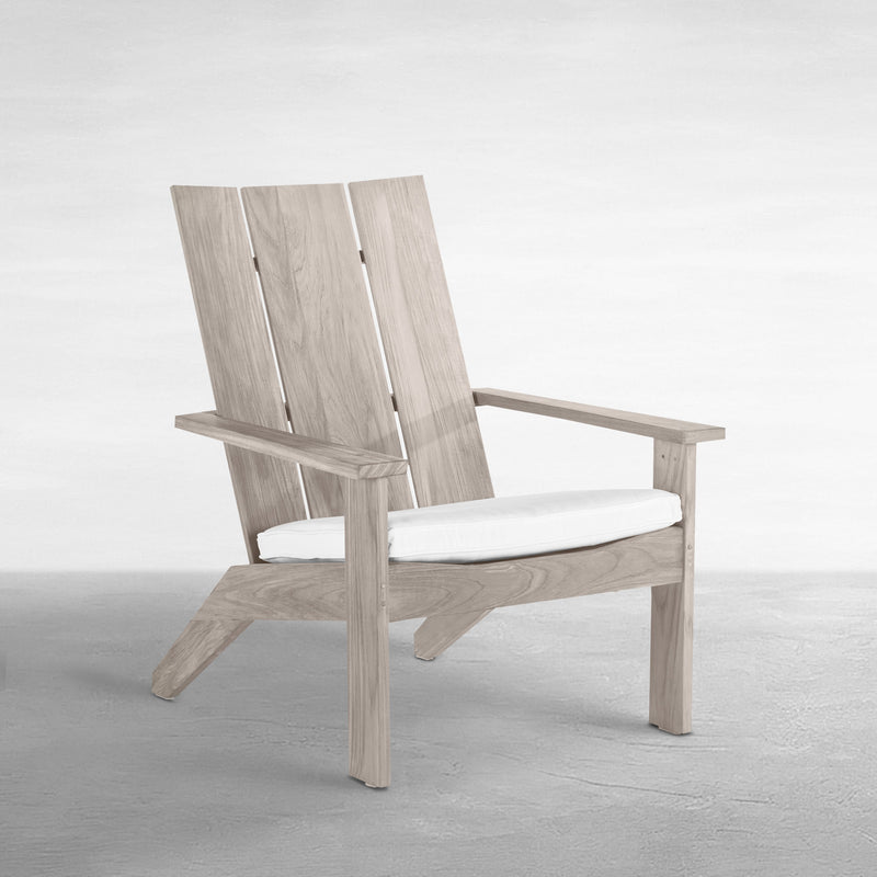 Ashland Teak Outdoor Adirondack Lounge Chair